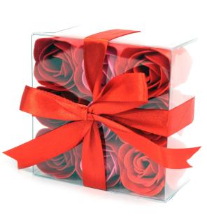 Set de 9 flores de Jabón - Rosas Rojas