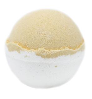 Bomba de Baño Merengue de Limón - Blanco y Amarillo