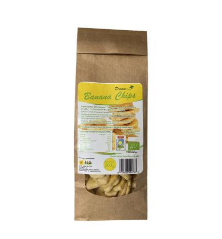 Banana chips bio 200 g Dream Foods