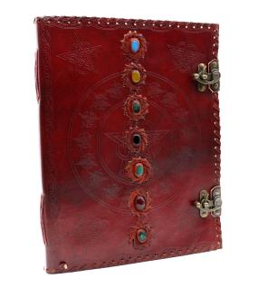 Huge 7 Chakra Leather Book