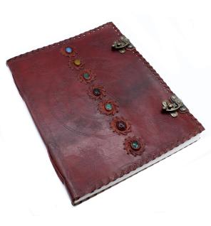 Huge 7 Chakra Leather Book