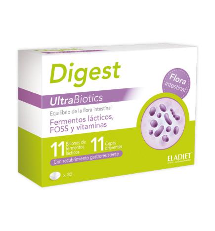 Digest Ultrabiotics flora 30 comprimidos Eladiet