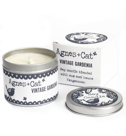 Velas en Lata - Vintage Gardenia