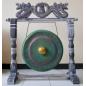 Pequeño Gong de Meditación con Soporte - 25cm - Verde