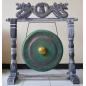 Gong de Meditación Mediano con Soporte - 35cm - Verde