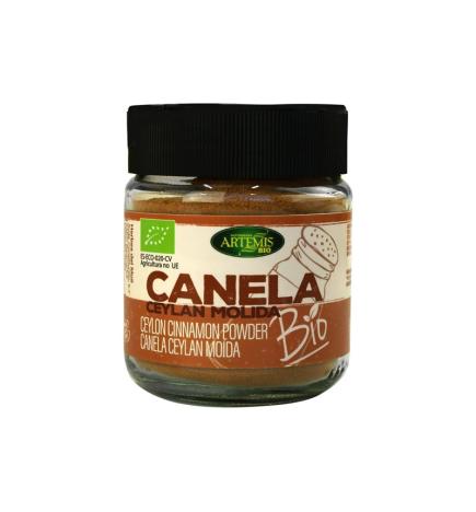 Canela Ceylan molida XL Bio 70g Especias Artemis