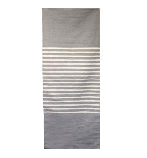 Alfombra India de Algodón - 70x170cm - Gris