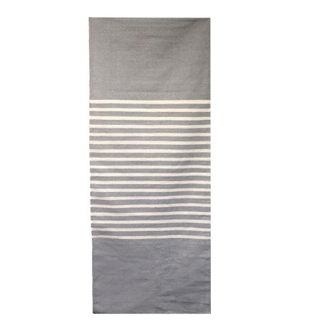 Alfombra India de Algodón - 70x170cm - Gris