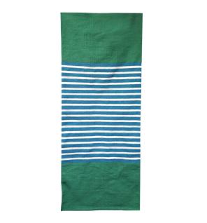 Alfombra India de Algodón - 70x170cm - Azul/ Verde