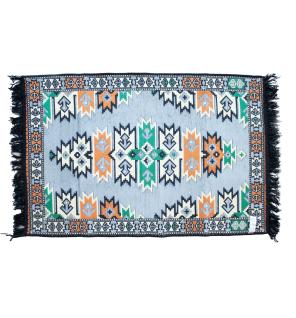 Alfombra Kilim 125x80 cm - Carbón