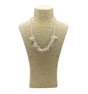 Collar de gemas Longstone - Cuarzo rosa