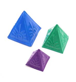 Juego de moldes de incienso en polvo - Azul Verde Púrpura
