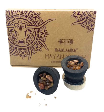 Caja de 6 copos de Resina Banjara - Mirra