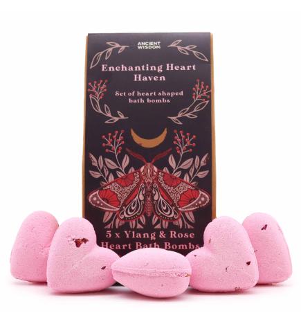 Set de Bombas de Baño de Corazón-Encantador Corazón Cielo
