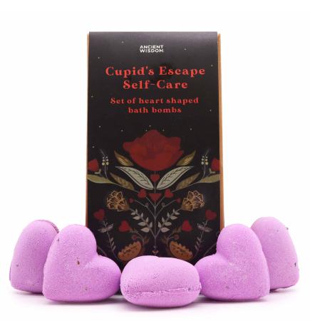 Set de Bombas de Baño de Corazóm- Escapada de Cupido Autocuidado