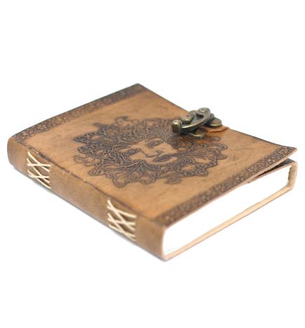 Leather Greenman Notebook