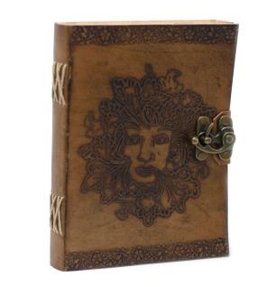 Leather Greenman Notebook