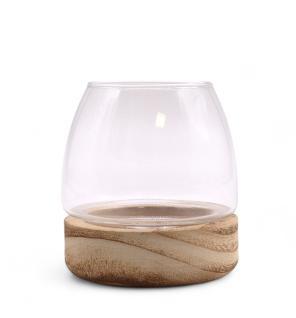 Terario Pequeño en Madera de Tung Natural - 10x10cm