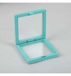 Marco Flotante 3D Grande 11x11cm - Celeste