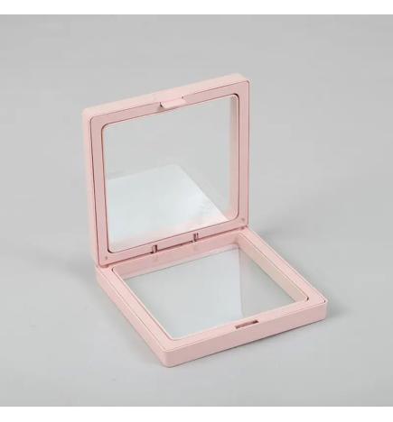 Marco Flotante 3D Grande 11x11cm - Rosa