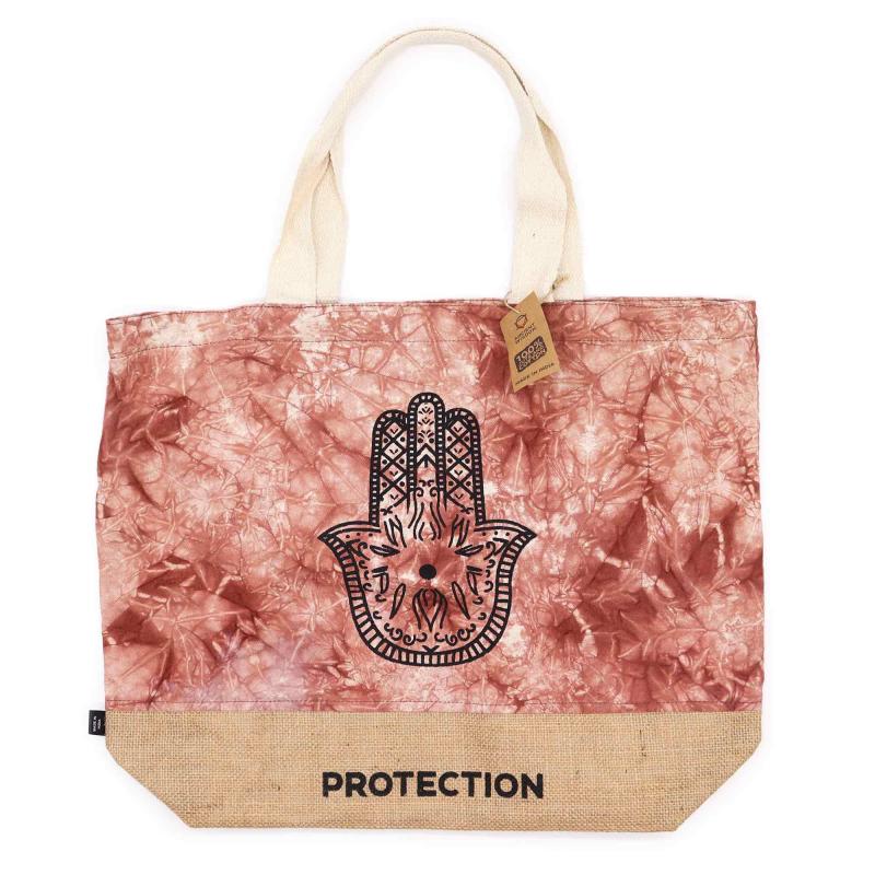 Bolsa All Natural - Terracota - Hamsa - Protección