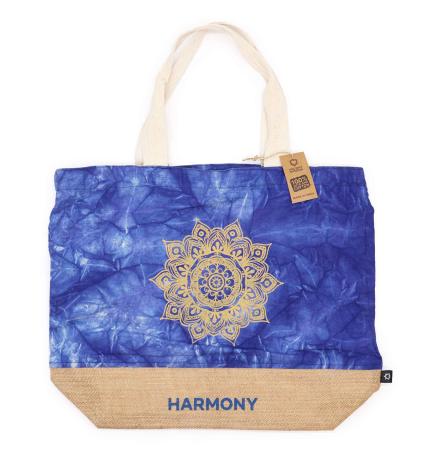 Bolsa All Natural - Azul - Mandala - Harmony