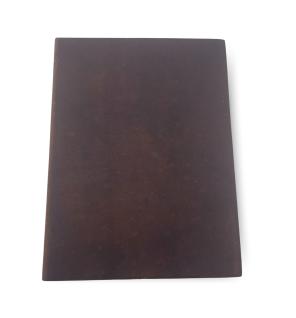 Cuaderno de Notas Grande Marrón Oscuro - Páginas Rayadas