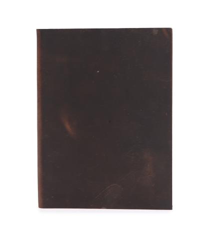 Cuaderno de Notas Marrón Oscuro - Rayadas