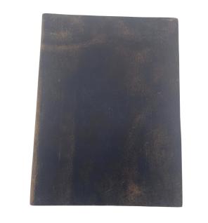 Cuaderno de Notas Marrón Oscuro - Rayadas