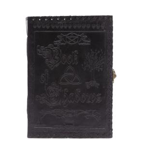 Cuaderno Grande de las Sombras - Negro con Bordes Desgastados