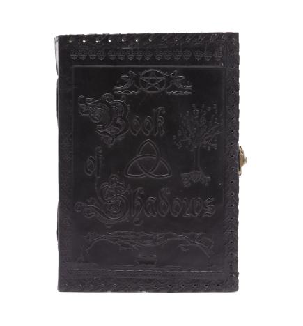 Cuaderno Grande de las Sombras - Negro con Bordes Desgastados