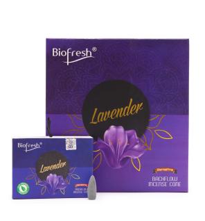 Conos de Incienso Biofresh Backflow (40 conos) - Lavanda