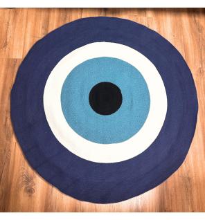 Alfombra mal de ojo de cuerda de algodón 150cm