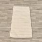 Alfombra India mediana de algodón tejida a mani - 90x150cm - Crema