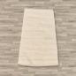 Alfombra India grande de algodón tejida a mano - 130x170cm - Crema