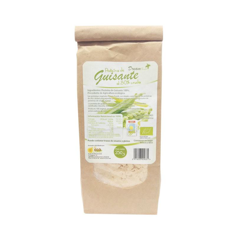 Proteína de guisantes bio 80% 250 g Dream Foods