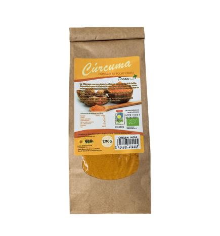 Curcuma en polvo bio 200 g Dream Foods