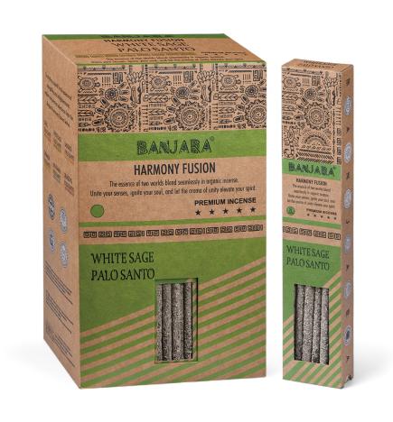 Incienso Palo Santo Banjara - Salvia Blanca
