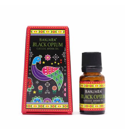 Aceite con fragancia de la India Banjara 10ml - Opio negro