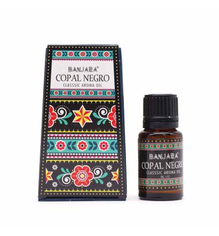 Aceite con Fragancia de la India Banjara 10ml - Copal Negro