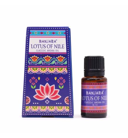 Aceite con fragancia de la India Banjara 10ml - Loto del Nilo