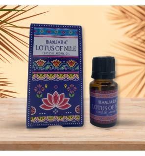 Aceite con fragancia de la India Banjara 10ml - Loto del Nilo