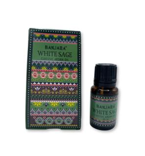 Aceite con fragancia de la India Banjara 10ml - Salvia Blanca