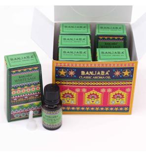 Aceite con fragancia de la India Banjara 10ml - Salvia Blanca