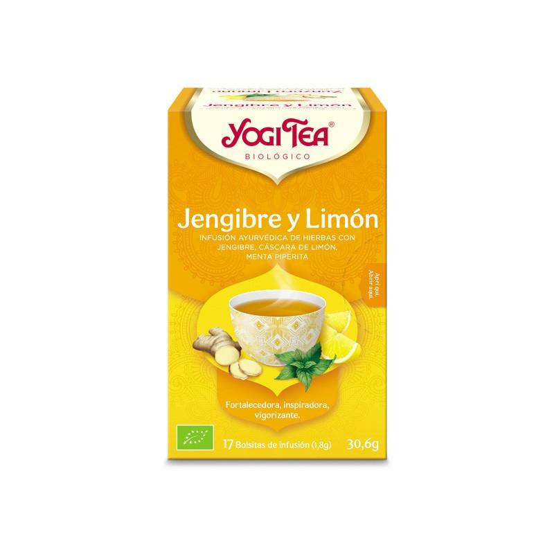 Yogi Tea Jengibre y limon 17 filtros BIO