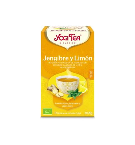 Yogi Tea Jengibre y limon 17 filtros BIO