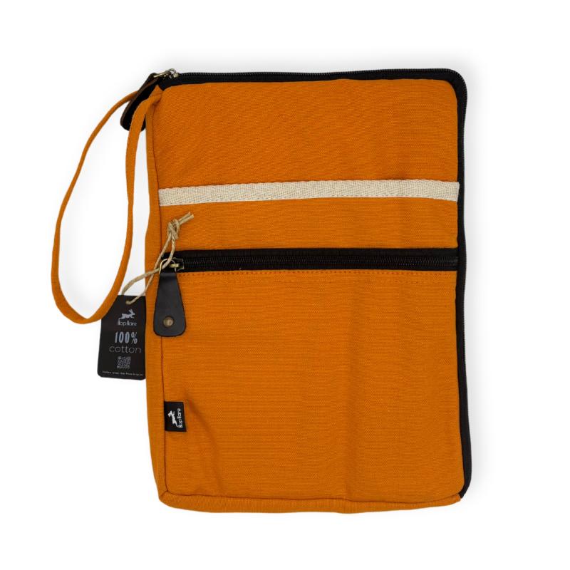 Funda Grande de Lona para Portátil - Naranja