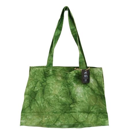 Bolsa de Mano - Efecto Lavado Verde Bosque