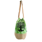 Mochila 100% Natural - Efecto Lavado Verde - Árbol de la Vida