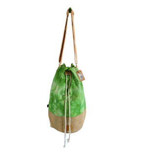 Mochila 100% Natural - Efecto Lavado Verde - Árbol de la Vida